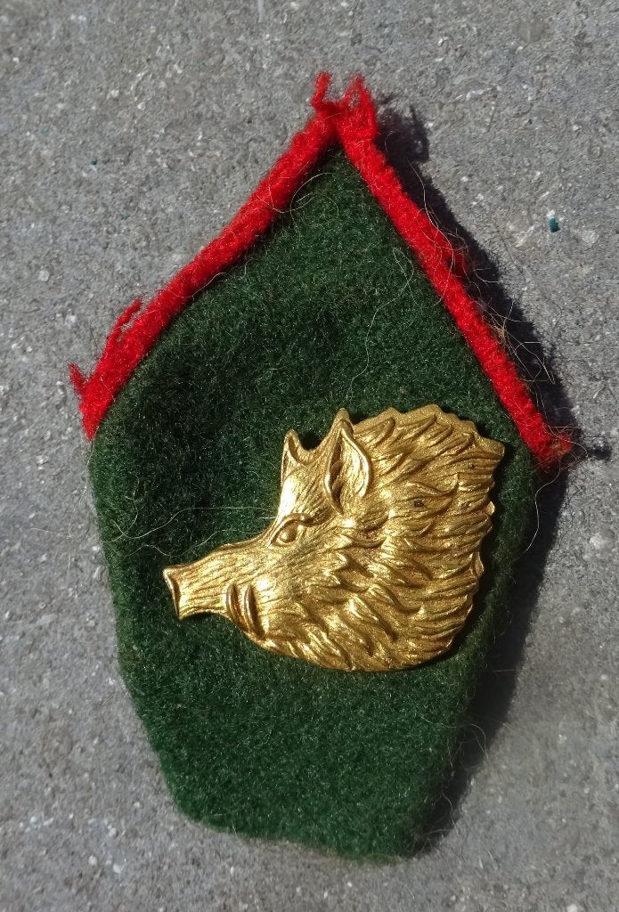 BELGIQUE: ABL / RGT DE CHASSEURS ARDENNAIS - COIN DE COL, Collections, Objets militaires | Général, Armée de terre, Envoi