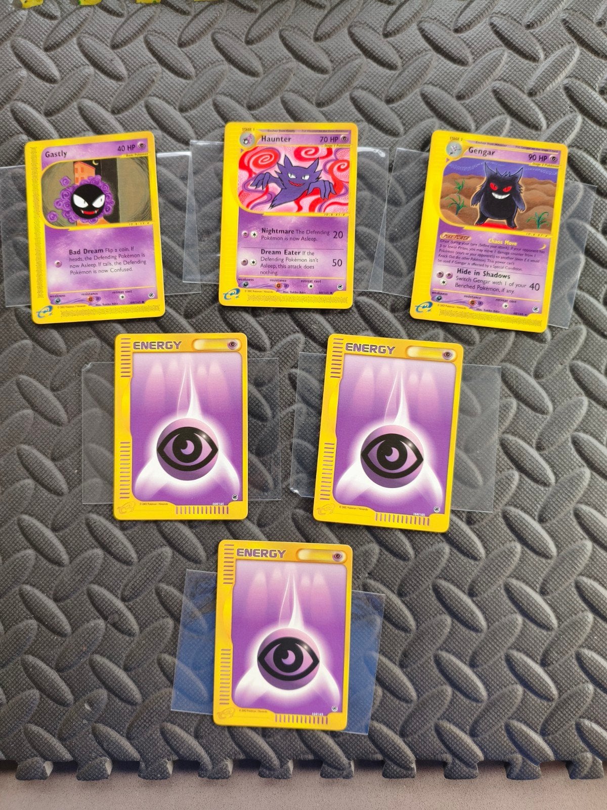 Expedition base set. Gastly, haunter, gengar 3psychic energy, Ophalen of Verzenden
