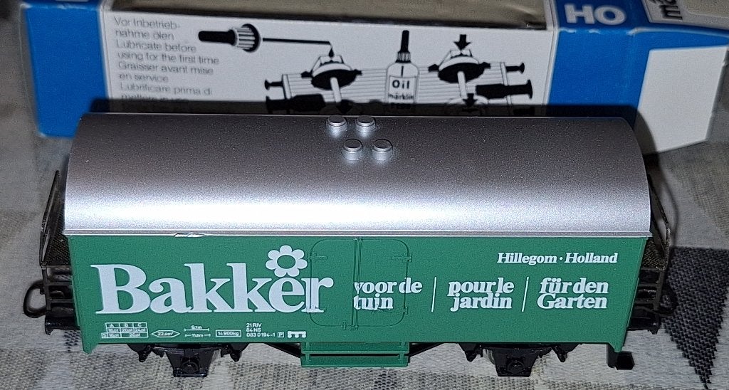 Märklin HO 4415 set van 3 goederenwagons van de NS, Treinset, Ophalen of Verzenden, Märklin, NS