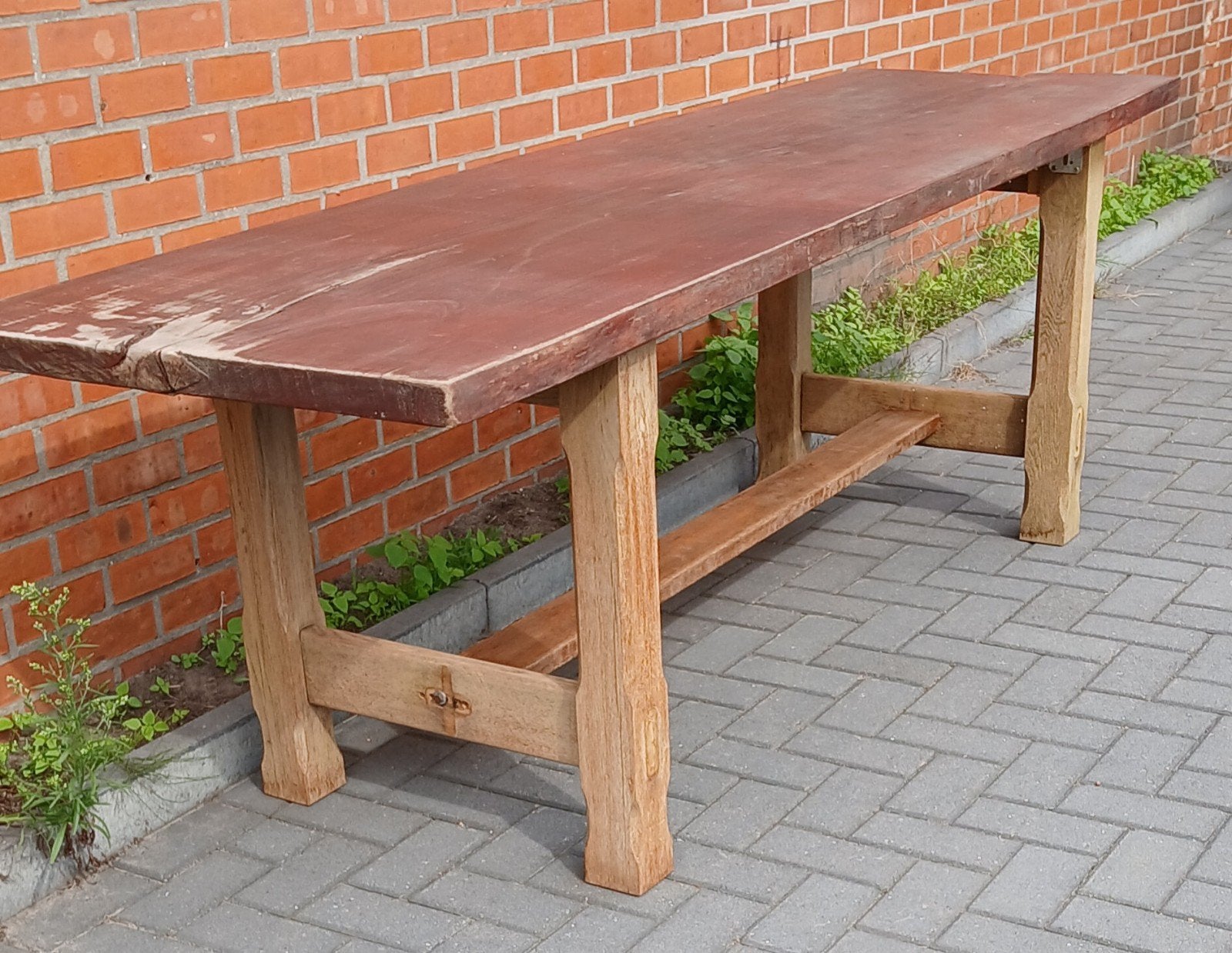 établi en bois/table de travail/table à manger, plateau en t, Bricolage & Construction, Enlèvement