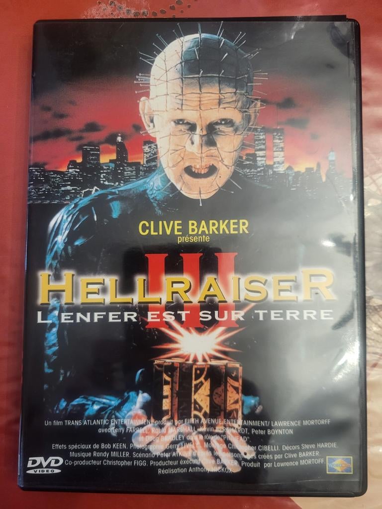 Hellraiser 3, Cd's en Dvd's, Dvd's | Horror, Ophalen of Verzenden