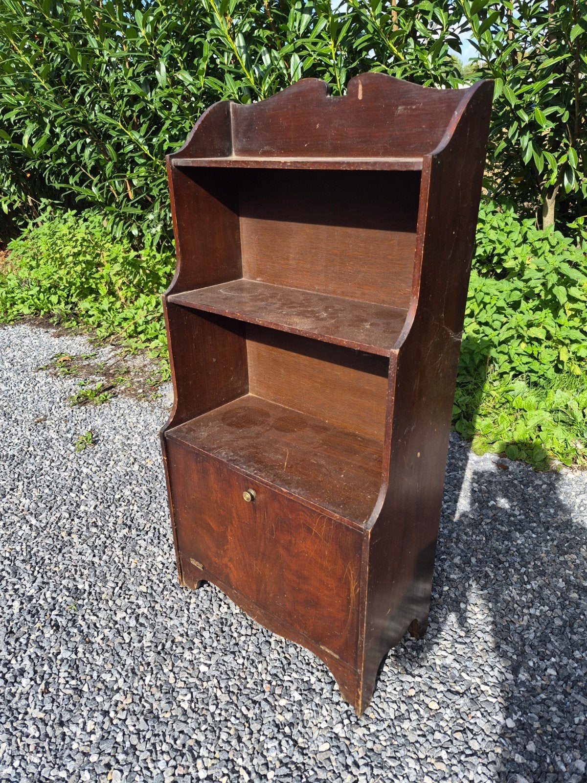 kleine vintage houten boekenkast met planken, Huis en Inrichting, Ophalen, Etagère, Hout