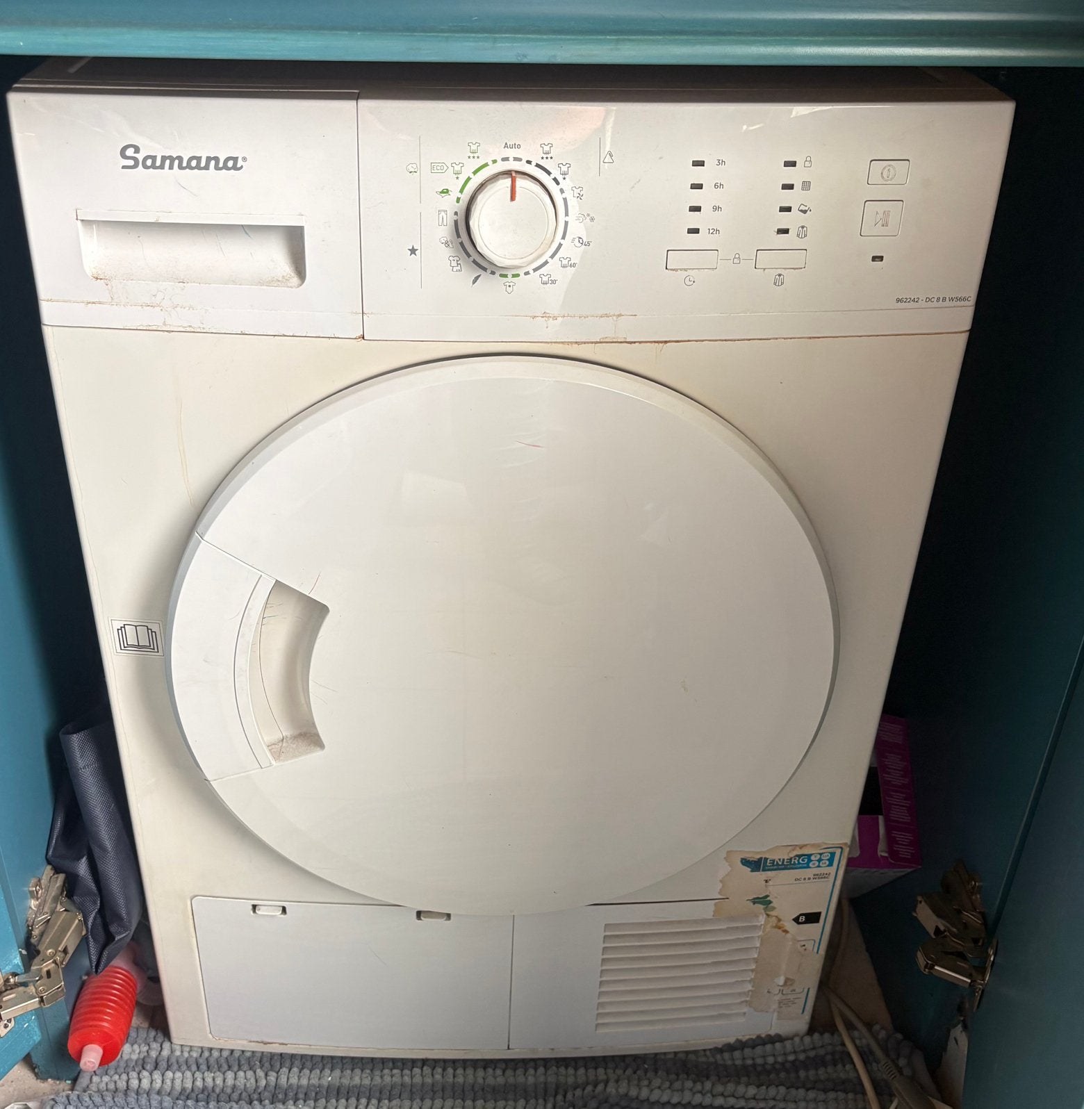 Droogkast, 4 tot 6 kg, Ophalen, Gebruikt, Condens