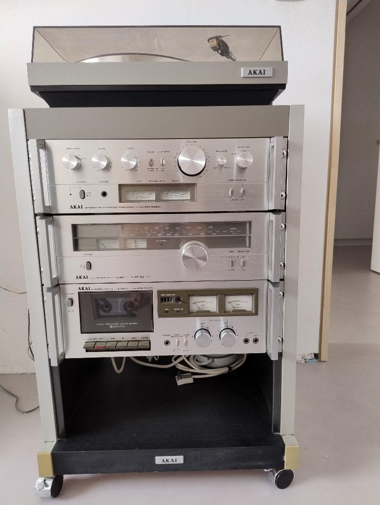 Akai stereorack anno 1978-1978 VINTAGE, Deck cassettes ou Lecteur-enregistreur de cassettes, Enlèvement, Utilisé, Composants en vrac
