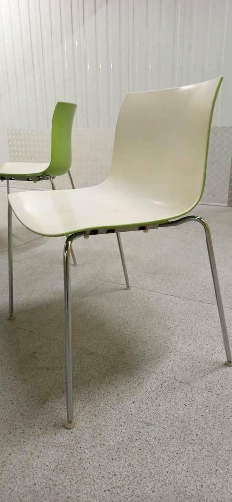 Design stoelen Arper, Huis en Inrichting, Ophalen, Wit, Zo goed als nieuw, Vier