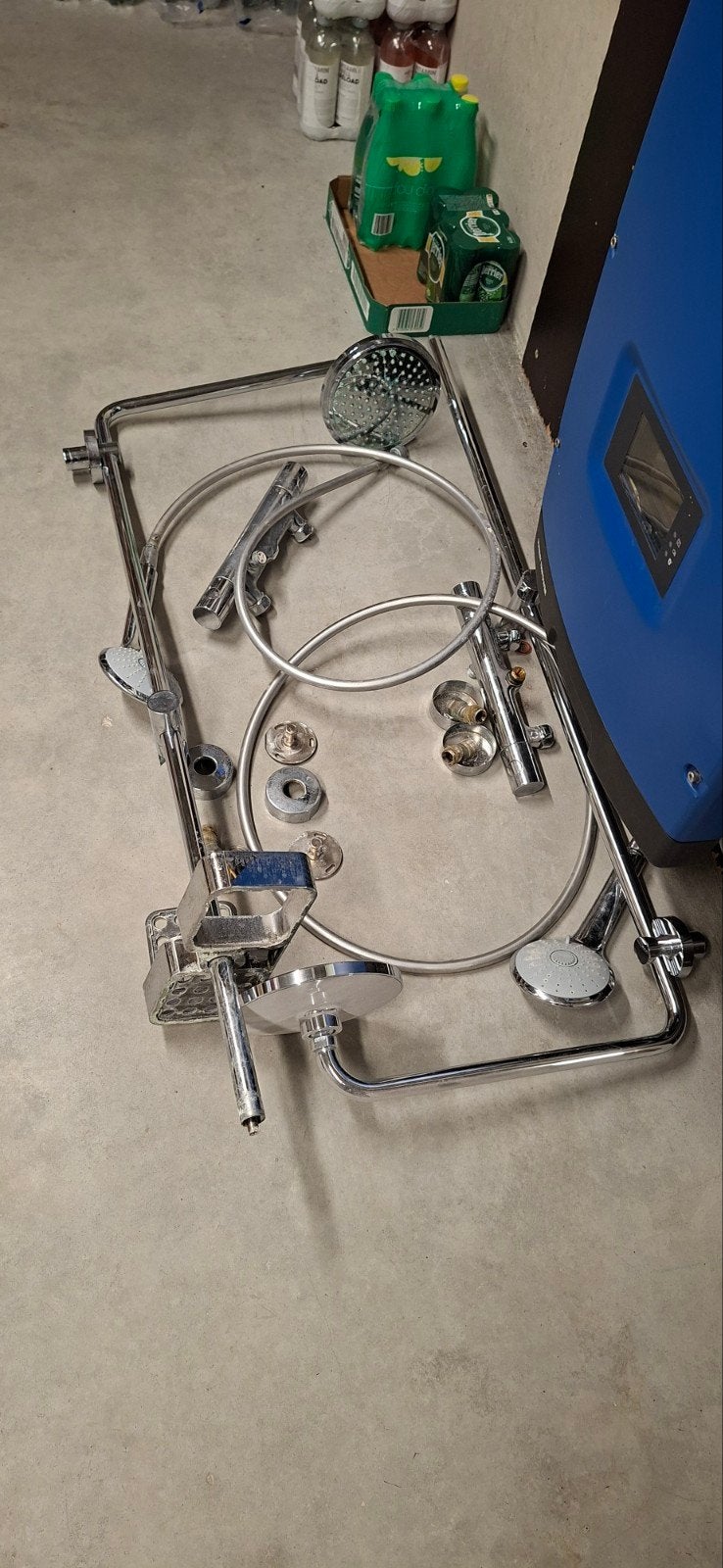 2 volledige sets thermostatische GROHE douchekranen. 75 euro, Doe-het-zelf en Bouw, Ophalen, Gebruikt, Chroom, Kraan