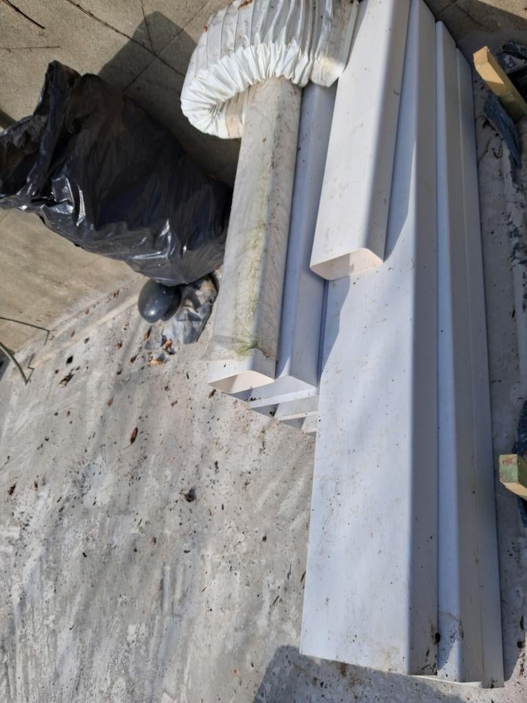 conduit en PVC pour aération, Enlèvement