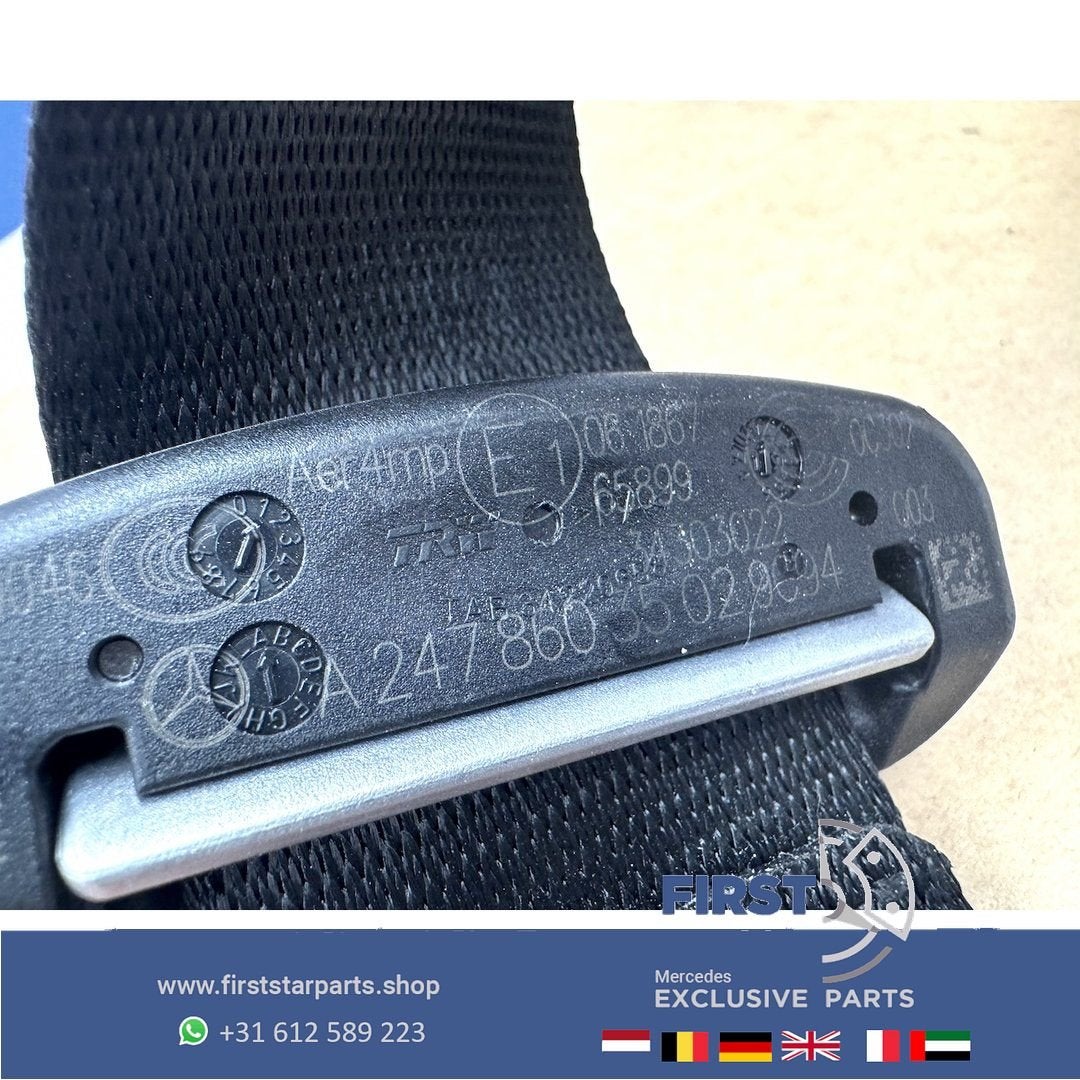 W247 GORDEL Mercedes B KLASSE GORDELS 2018-2026 ORIGINEEL A2, Utilisé, -, -, Enlèvement ou Envoi