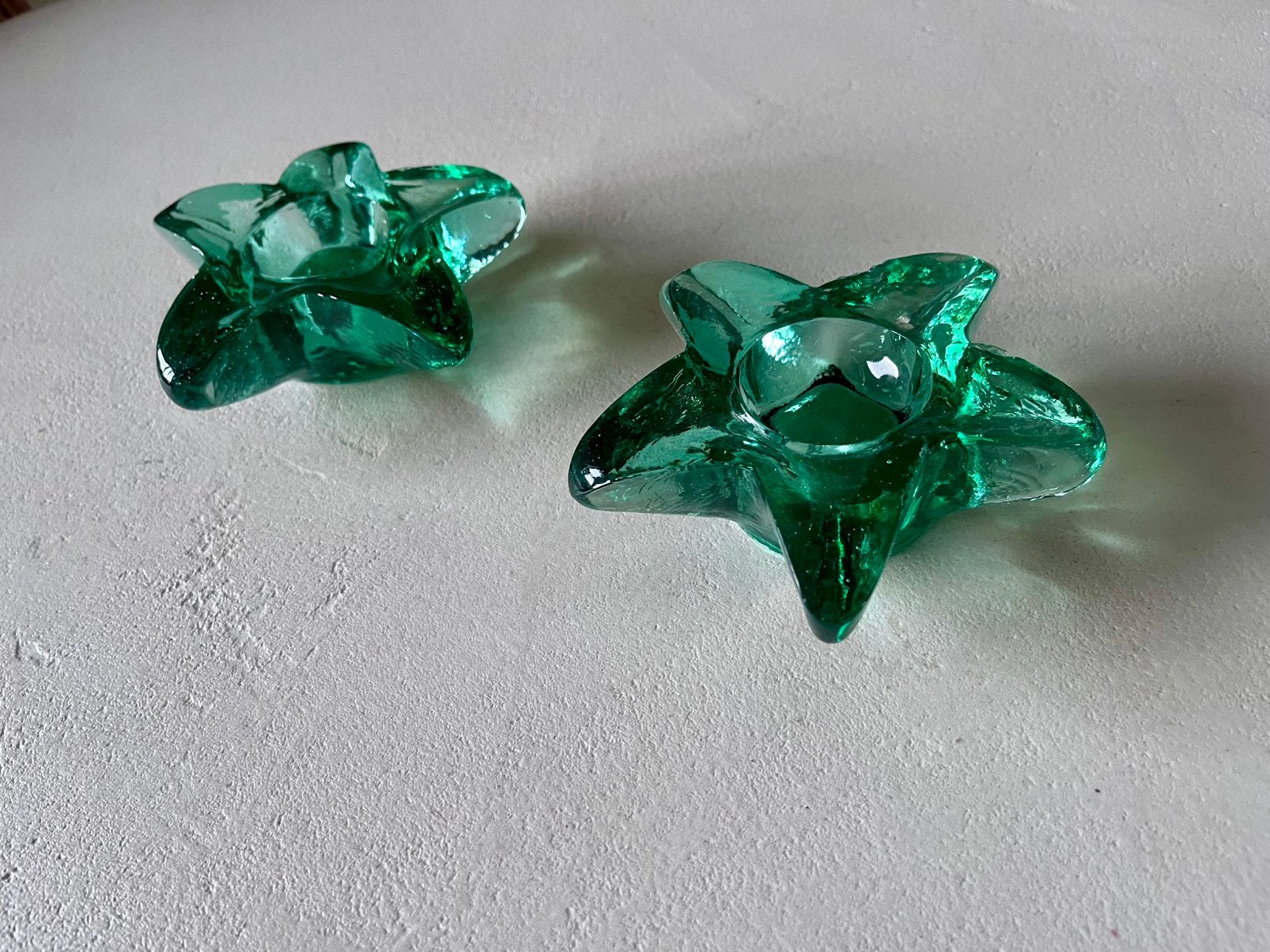 Kaarsenhouders, Ophalen of Verzenden, Zo goed als nieuw, Glas