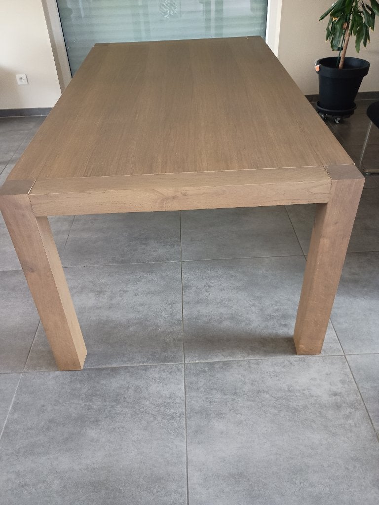 Eettafel hout, Enlèvement, Utilisé, Rectangulaire, Modern