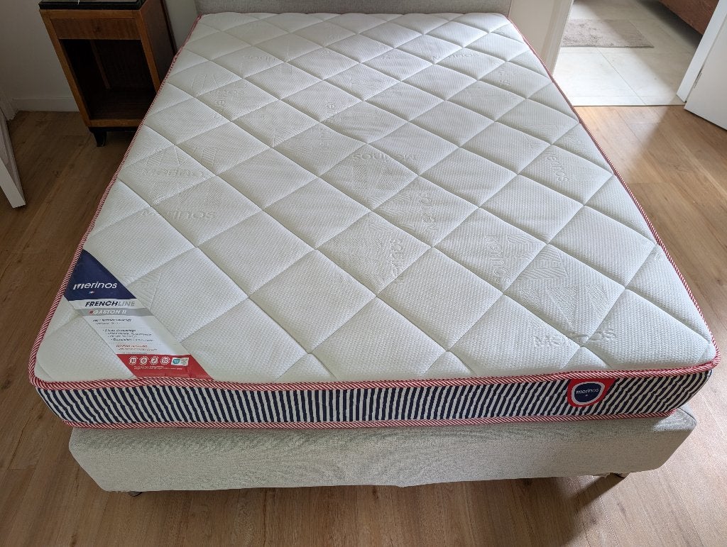 Vente matelas Merinos 140x200 Très ferme Excellent état, Matelas, Enlèvement, 200 cm, Deux personnes