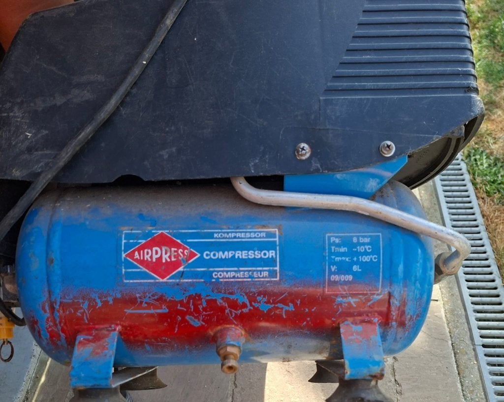 Compressor, Ophalen, Gebruikt, 6 tot 10 bar, Olievrij