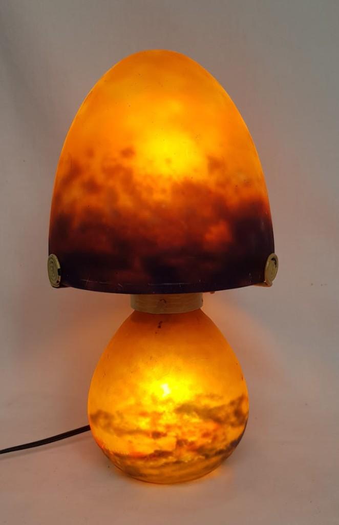 Muller, lampe à champignons., Antiquités & Art, Enlèvement ou Envoi