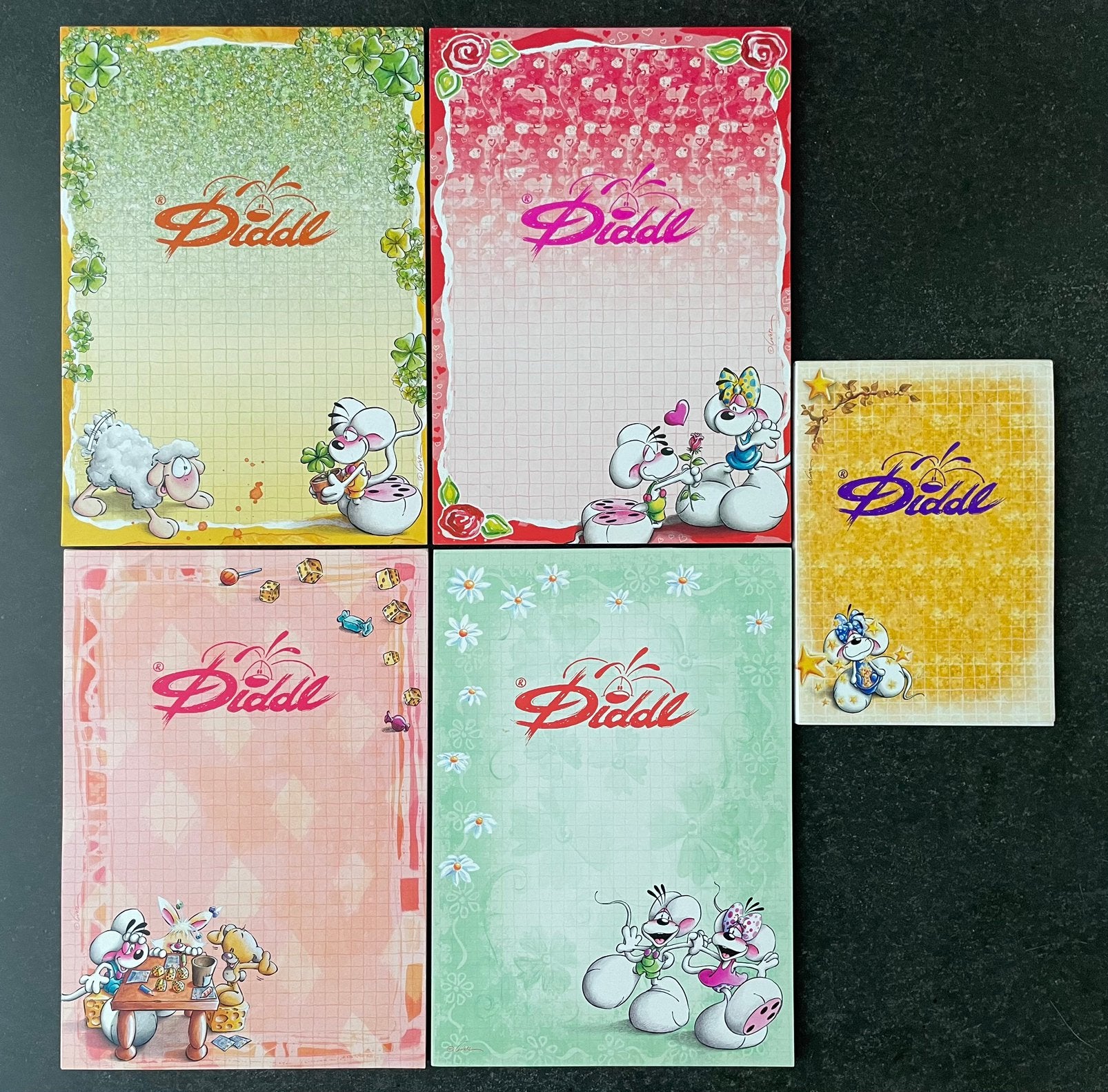 Vintage Diddl blaadjes, Collections, Diddl, Enlèvement, Diddl, Neuf, Papier, Carte ou Papeterie