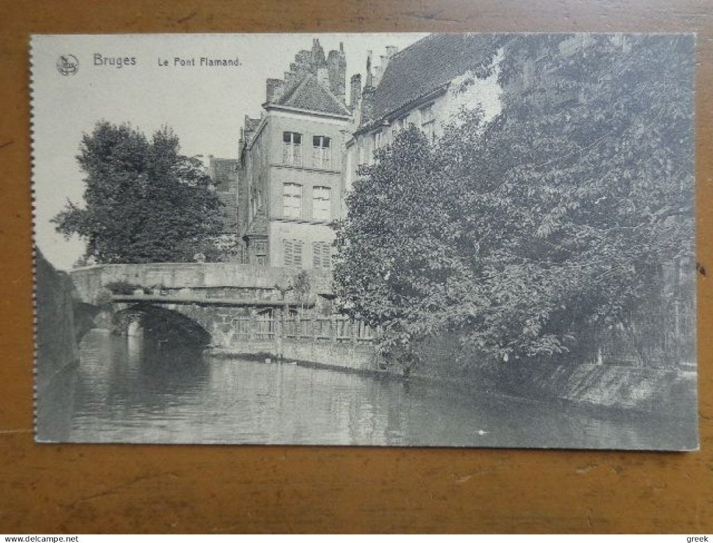 Postkaart Brugge, Le Pont Flamand, Enlèvement ou Envoi, Non affranchie, Flandre Occidentale