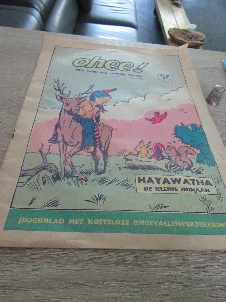 antieke strip ohee de kleine indiaan, Ophalen