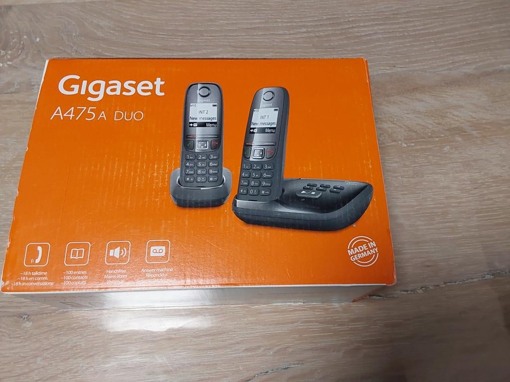 Gigaset A475 a duo met antwoordapparaat, Ophalen of Verzenden