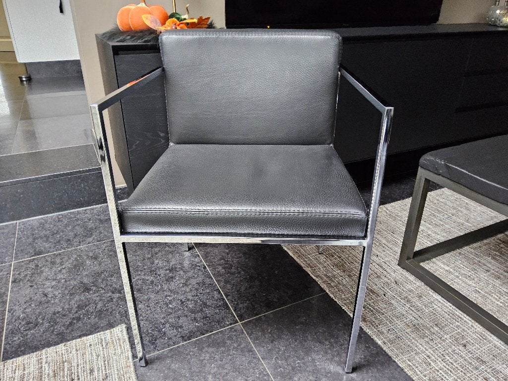 Vintage Rivolta a la Pelle "Ego" design stoelen/fauteuils, Maison & Meubles, Trois, Enlèvement, Utilisé, Vintage design stoel