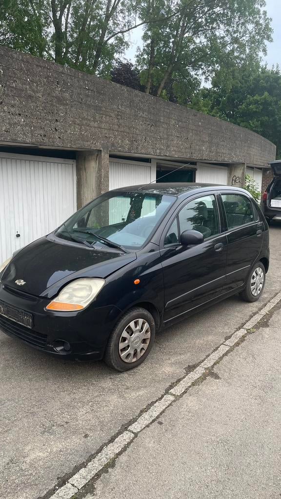 Voiture/chevrolet matiz noir, Auto's, Chevrolet, Zwart, Matiz, Zwart, 5 deurs