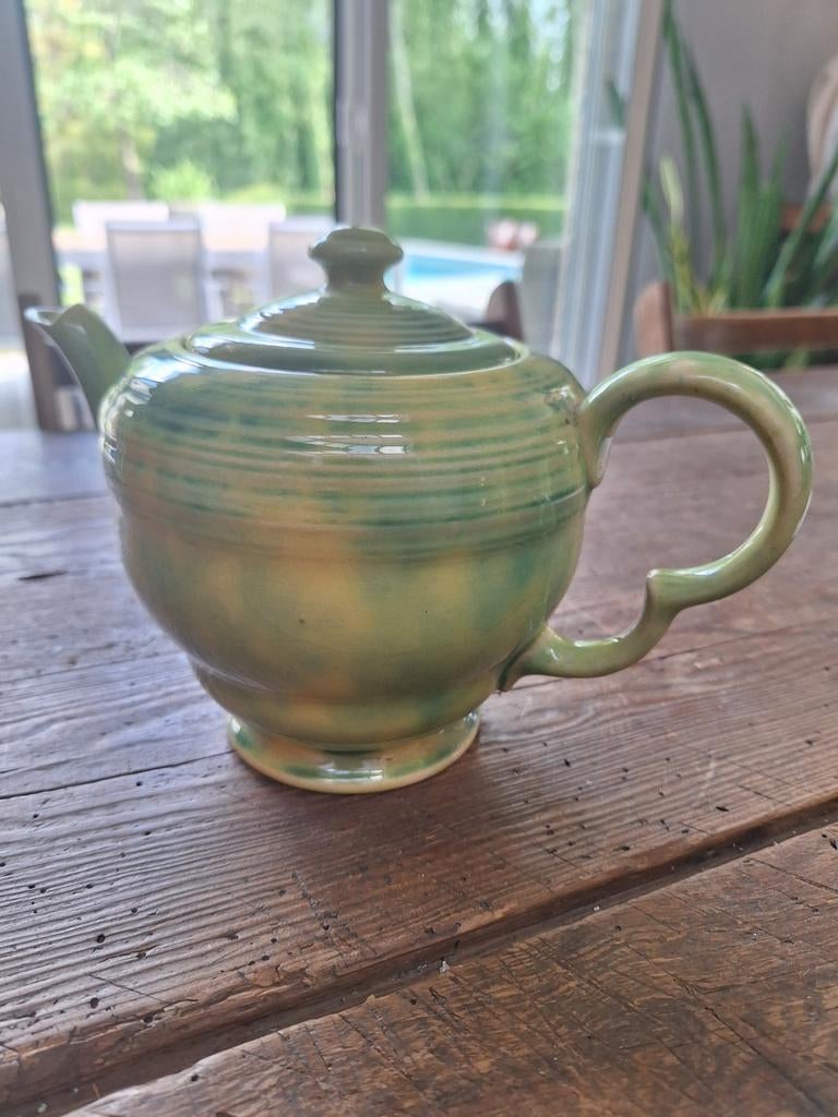 Théière en céramique ancienne poterie anglaise, Antiquités & Art, Enlèvement ou Envoi