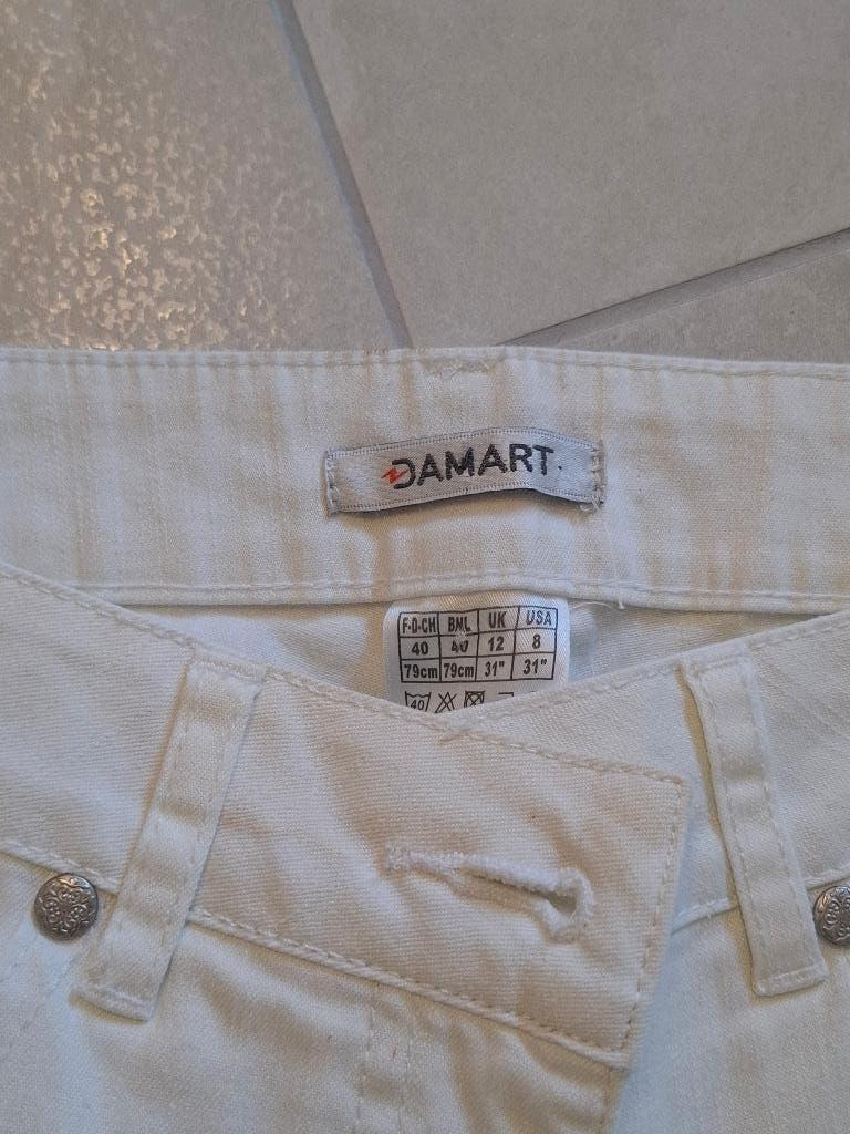 Witte damesbroek Damart, Kleding | Dames, Broeken en Pantalons, Damart, Ophalen of Verzenden, Zo goed als nieuw, Wit