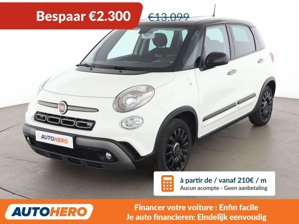 Fiat 500L 1.3 M-Jet Google (bj 2021), Stof, Gebruikt, 95 pk, Wit