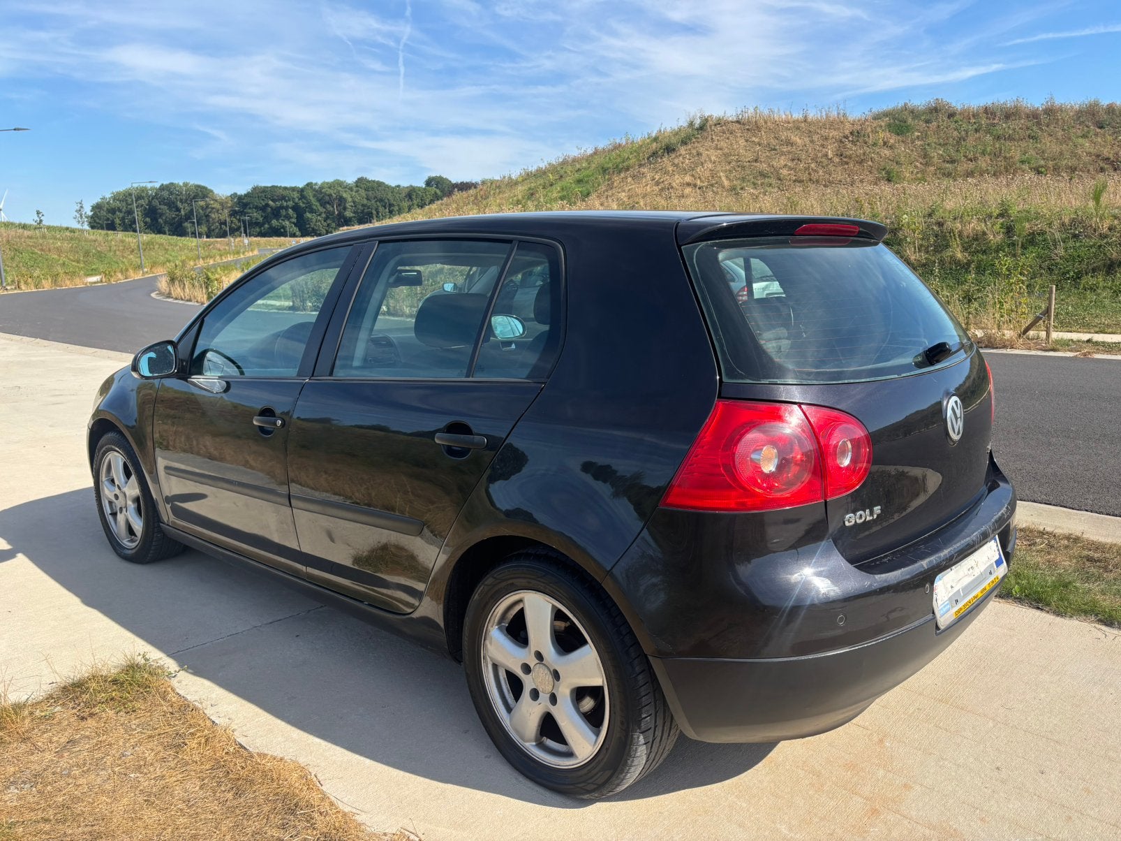 Volkswagen Golf 5 2.0 SDI premier propriétaire 210000KM, Auto's, Parkeersensor, Zwart, 4 cilinders, Zwart