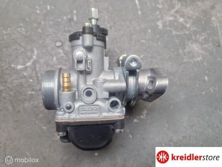 Dellorto PHBS 17 mm carburateur incl spruitstuk, Dellorto, Ophalen of Verzenden, Dellorto, Gebruikt