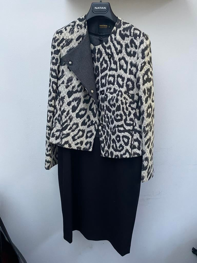Mantelpak Natan, Kleding | Dames, Ophalen of Verzenden, Zo goed als nieuw, Maat 42/44 (L), Zwart