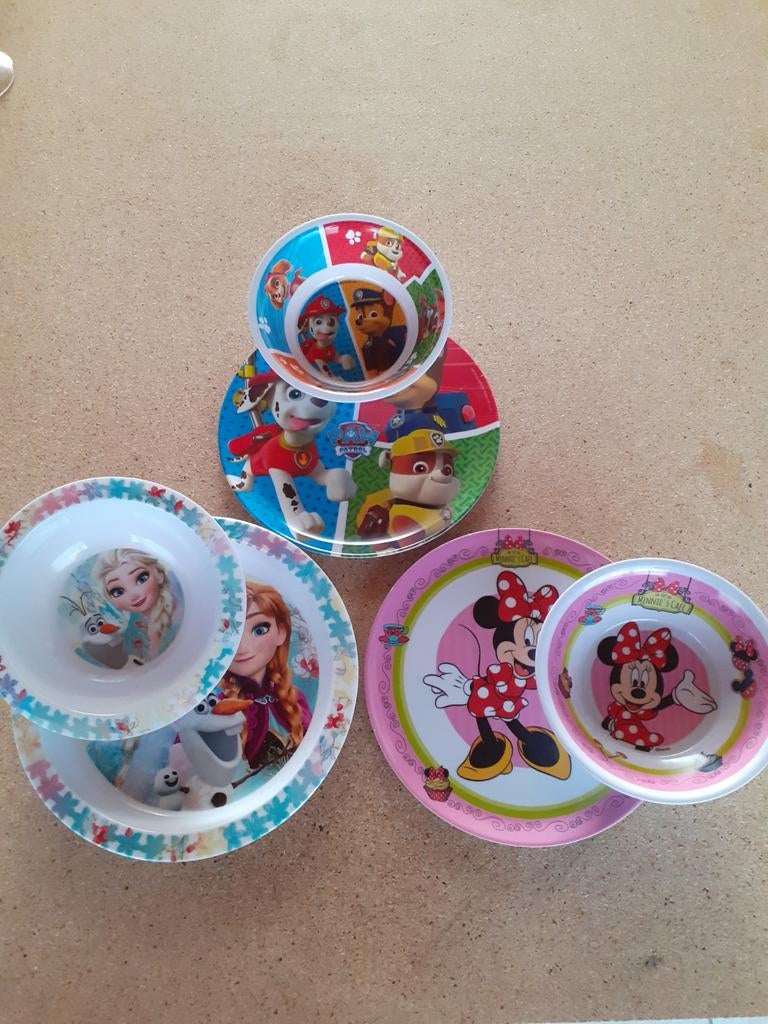 Eetsetje voor kinderen, Ophalen, Gebruikt