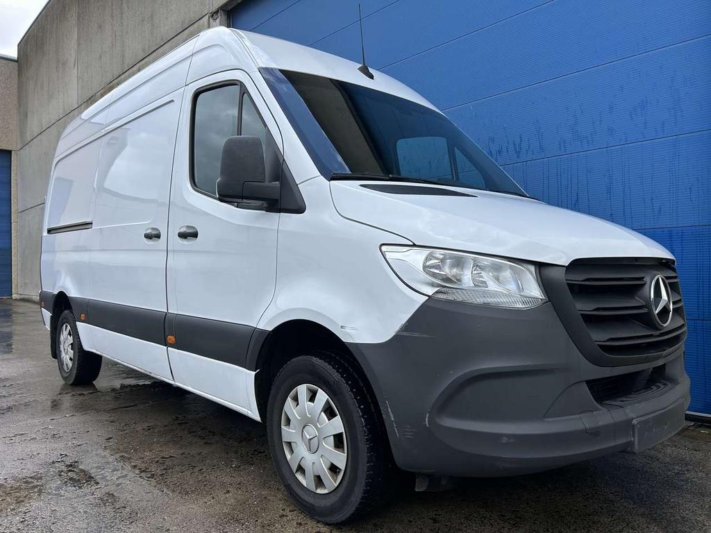 Mercedes-Benz Sprinter 317-Automaat-Trekhaak3,5 Ton Sleep(€, Auto's, Bestelwagens en Lichte vracht, Zwart, 0 kg, Wit, Bedrijf