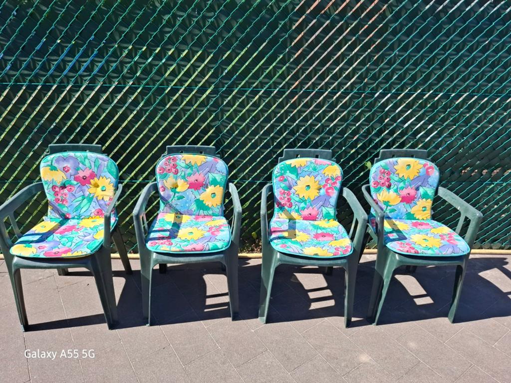 Tuinstoelen, Ophalen, Gebruikt, Kunststof, Stapelbaar