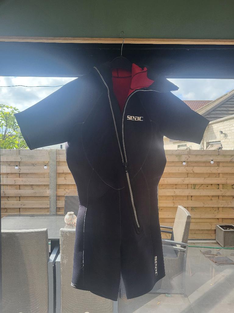 Seac short wetsuit, Sports nautiques & Bateaux, Vêtements nautiques, Enlèvement, Utilisé, Homme, Combinaison étanche