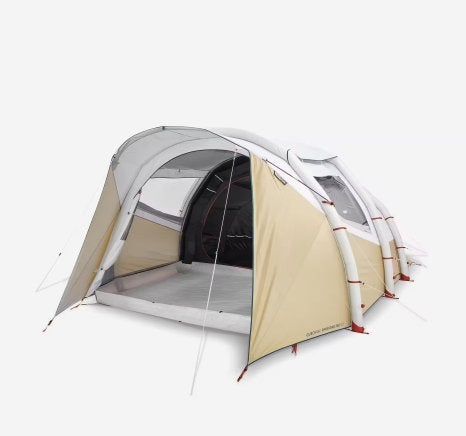 QUECHUA - Opblaasbare kampeertent - 5 personen, Caravans en Kamperen, Tenten, Ophalen, Zo goed als nieuw, Tot en met 5