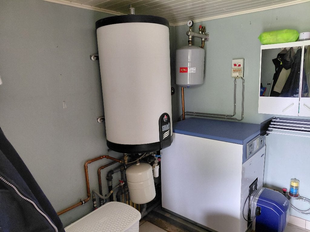 mazoutketel condens, Doe-het-zelf en Bouw, Ophalen, Gebruikt, 60 tot 150 cm, Cv-ketel of Combi-ketel