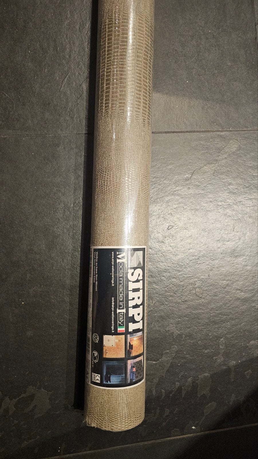 nieuw designbehang SIRPI beige/taupe 10 meter, Ophalen, Beige