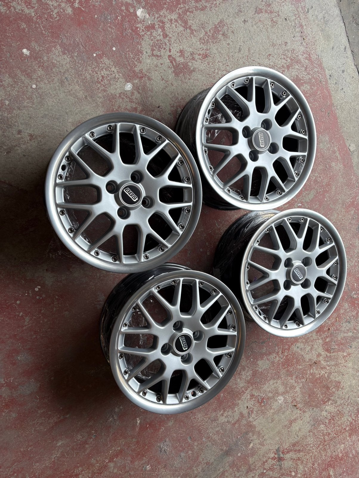 2-delige verwijderbare BBS RS772 velgen, Auto-onderdelen, Ophalen, 15 inch, Velg(en)