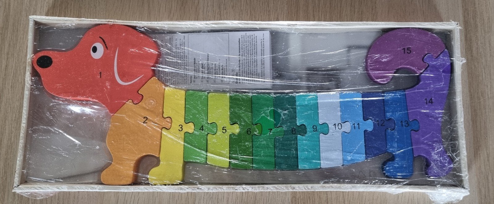 playtive puzzel teckel, 10 tot 50 stukjes, Nieuw, Ophalen of Verzenden, Van hout