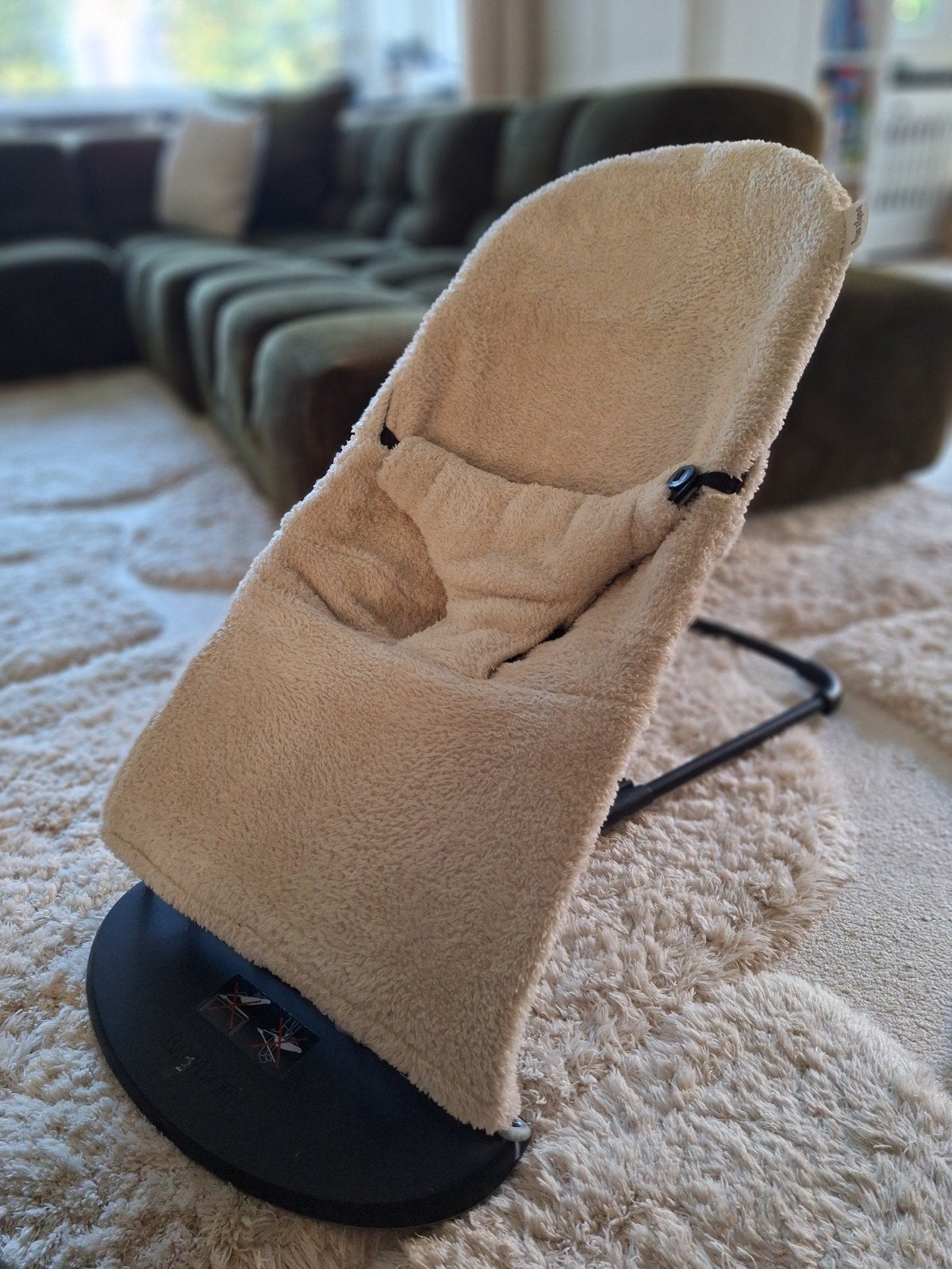 Wipstoel BabyBjörn met teddy hoes Baby's Only, Kinderen en Baby's, Ophalen, Gebruikt, Wipstoel, Overige merken