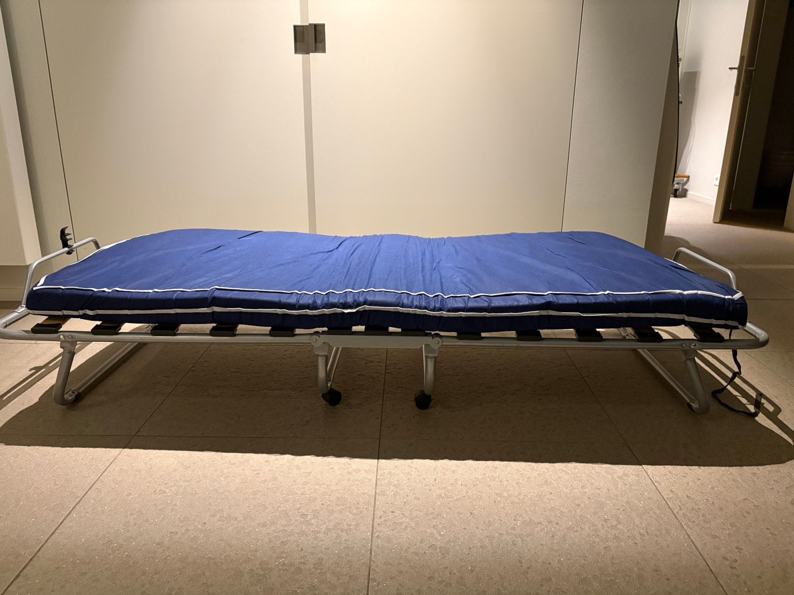 Plooibed 188x80 cm, Ophalen, Eenpersoons, 190 cm of minder, Zo goed als nieuw
