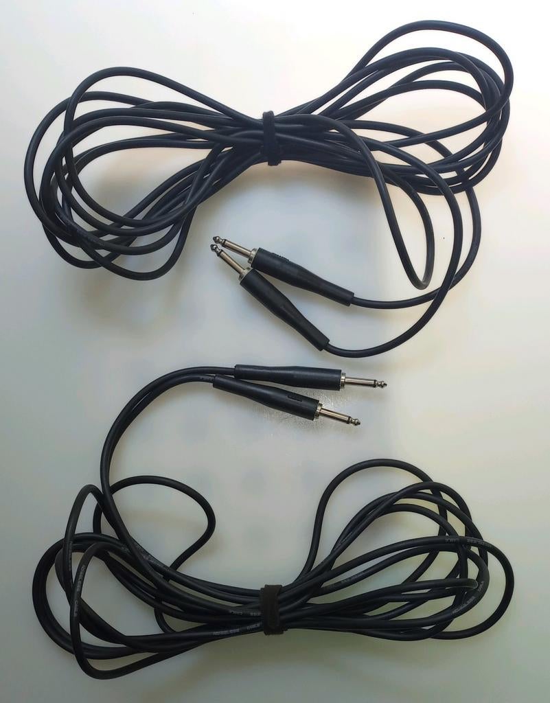 2 câbles instrument Yellow Cable de 6m, Enlèvement ou Envoi, Instrument