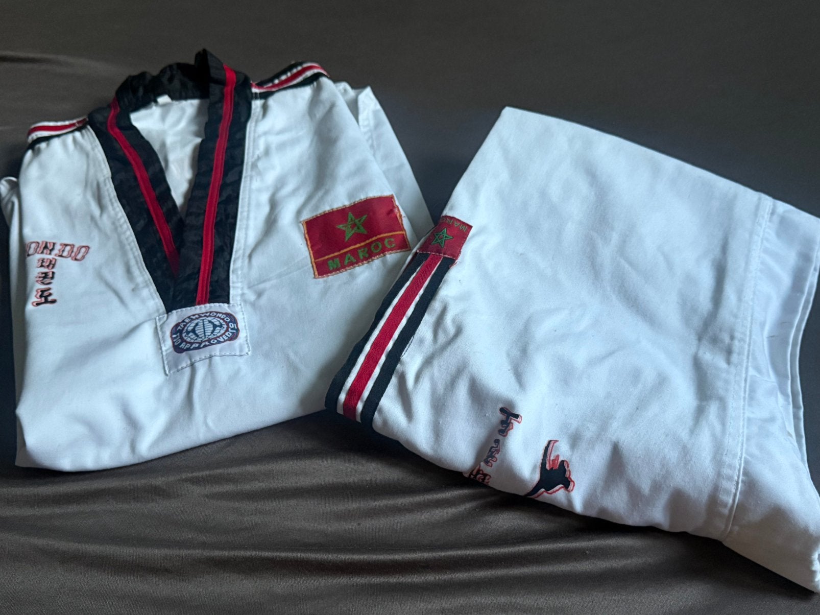 Taekwando uniform, Ophalen of Verzenden, Zo goed als nieuw, Wit
