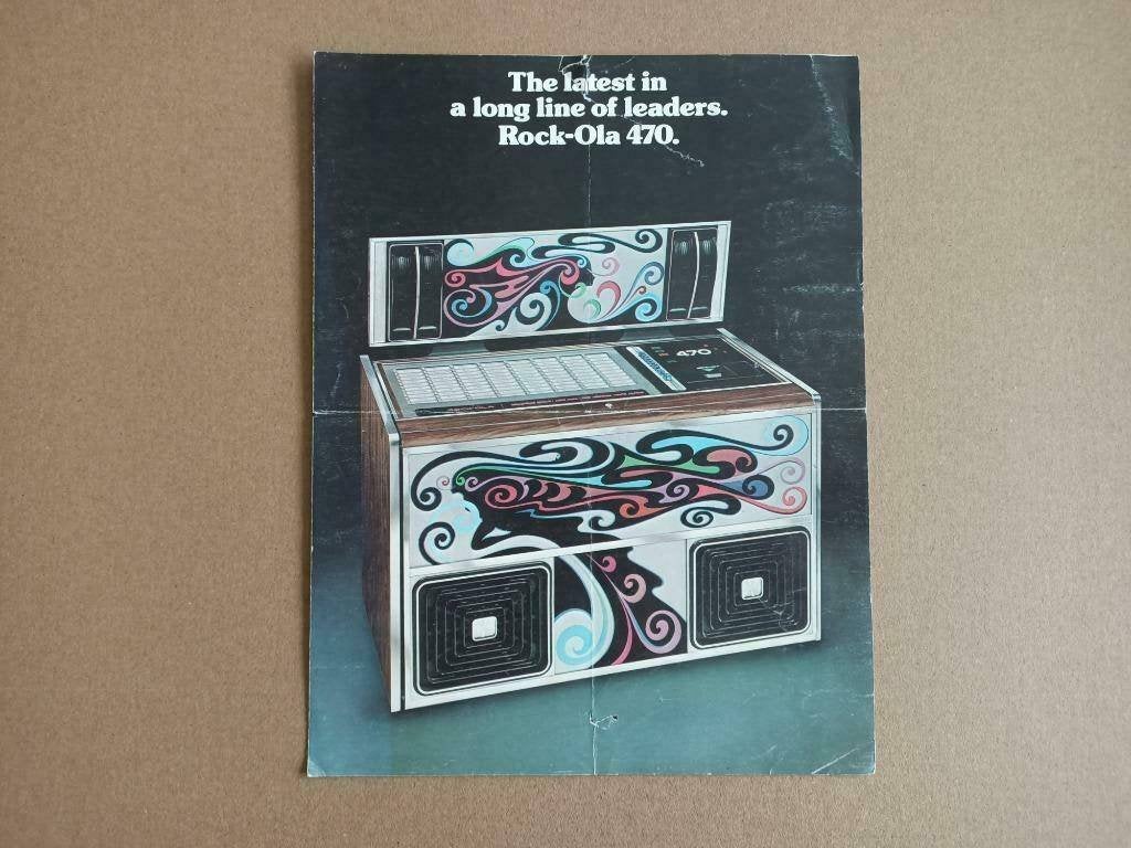 Folder: Rock-ola 470 (1977) jukebox, Verzamelen, Verzenden