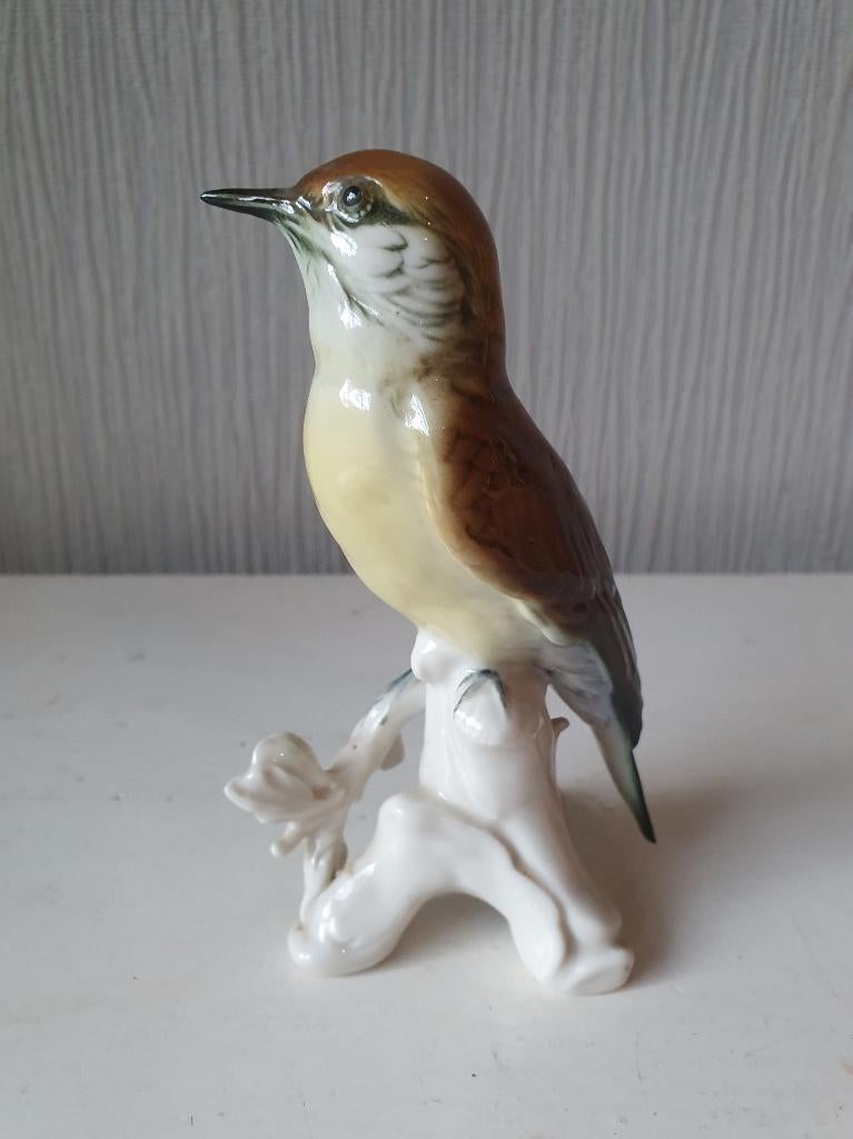 Porcelaine Karl Ens - Rossignol - Parfait état, Antiquités & Art, Antiquités | Porcelaine, Enlèvement ou Envoi