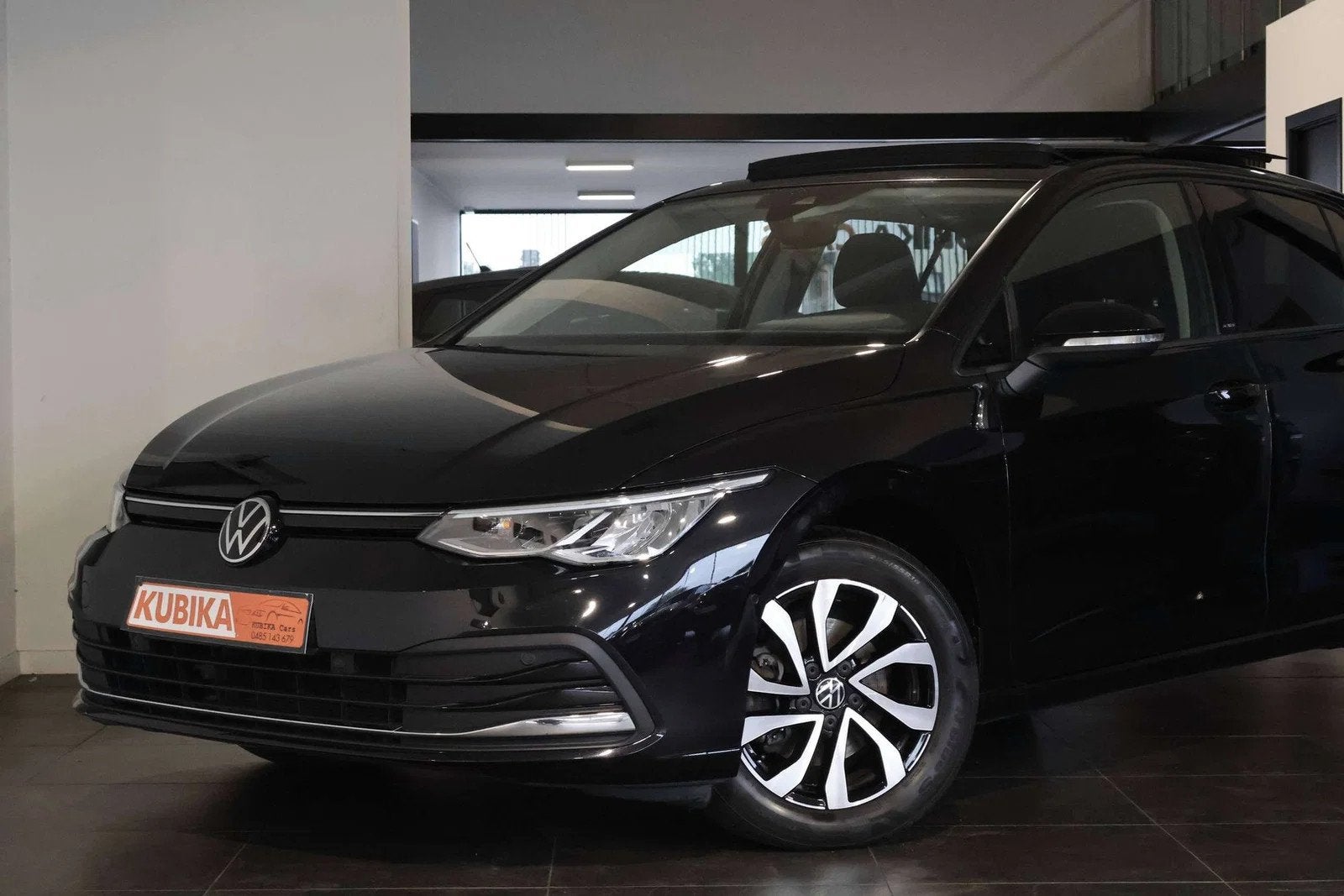 Volkswagen Golf Golf 1.0 eTSI DSG Active ACC Open Dak LijnA, Auto's, Automaat, Stof, Gebruikt, Zwart