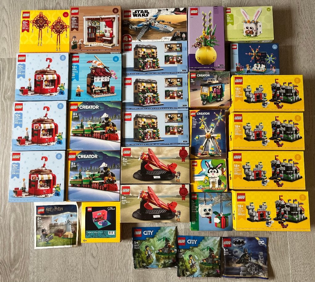 Verzameling van 30 sets GWP's + kleine sets LEGO, Kinderen en Baby's, Speelgoed | Duplo en Lego, Nieuw, Lego, Complete set, Compleet