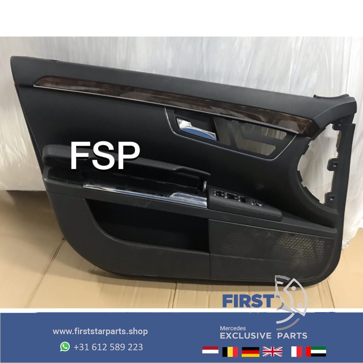 W221 S KLASSE DEURPANELEN SET (4X) origineel Mercedes DEUR K, Utilisé, -, -, Enlèvement ou Envoi