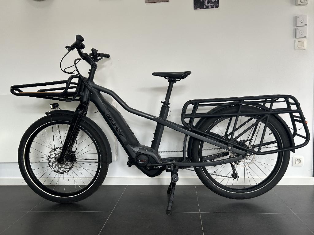 Bergamont E-Cargoville LT Edition elektrische longtailfiets, Zo goed als nieuw, 47 tot 51 cm, 50 km per accu of meer, Ophalen
