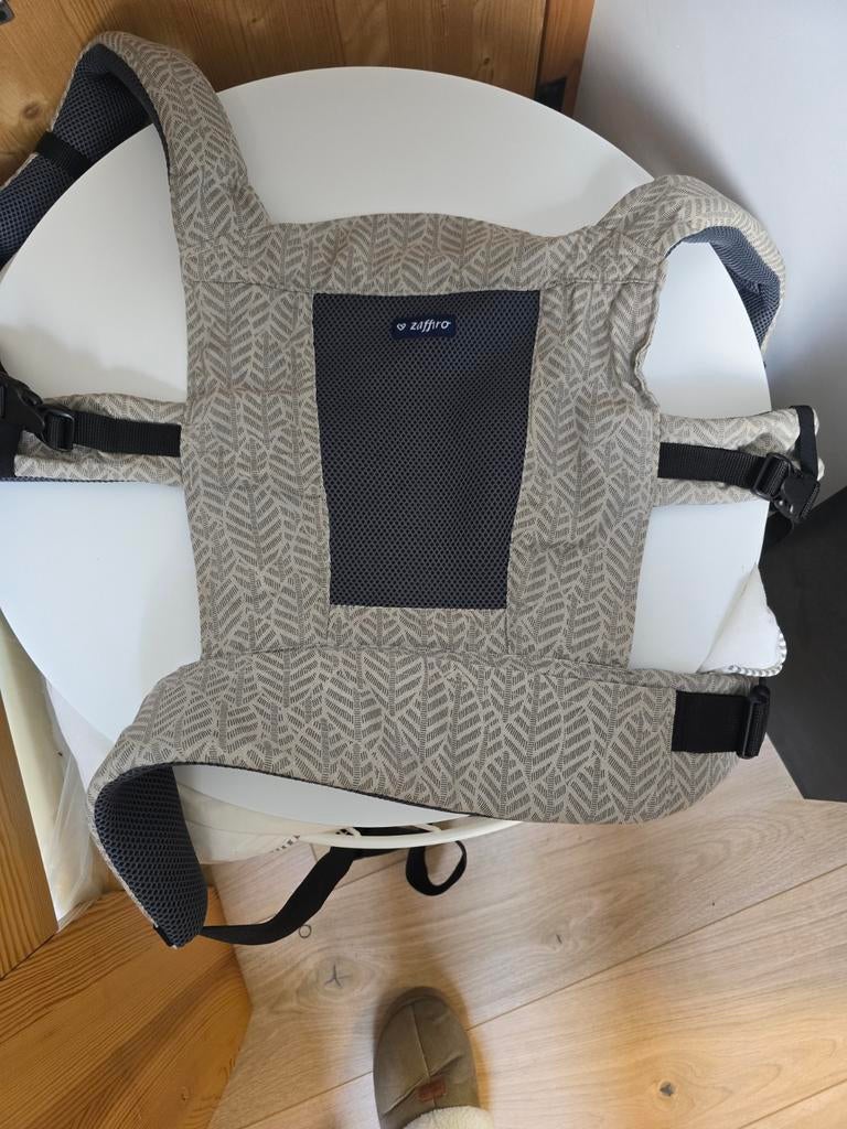 zaffiro beige draagzak als nieuw, Kinderen en Baby's, Babydragers en Draagdoeken, Ophalen