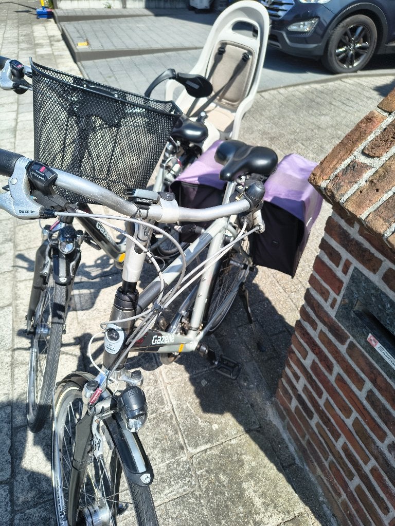 Damesfiets en herenfiets gazelle, Fietsen en Brommers, Fietsen | Heren | Herenfietsen, Ophalen, Zo goed als nieuw, Velgrem, Gazelle